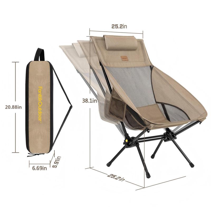 Lightweight Folding Camping Chair with Carry Bag