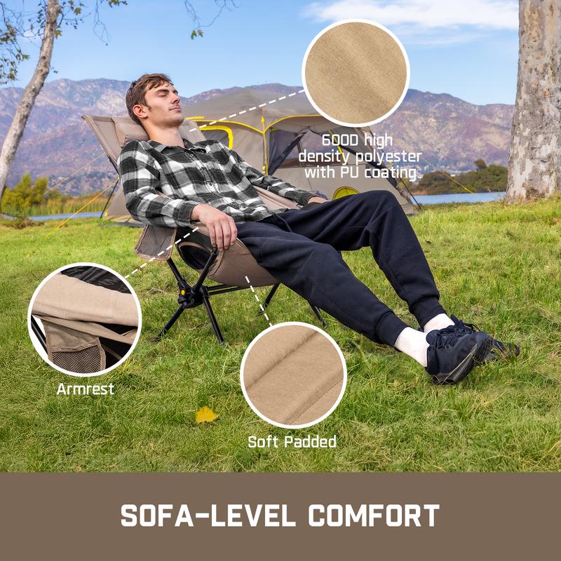Lightweight Folding Camping Chair with Carry Bag